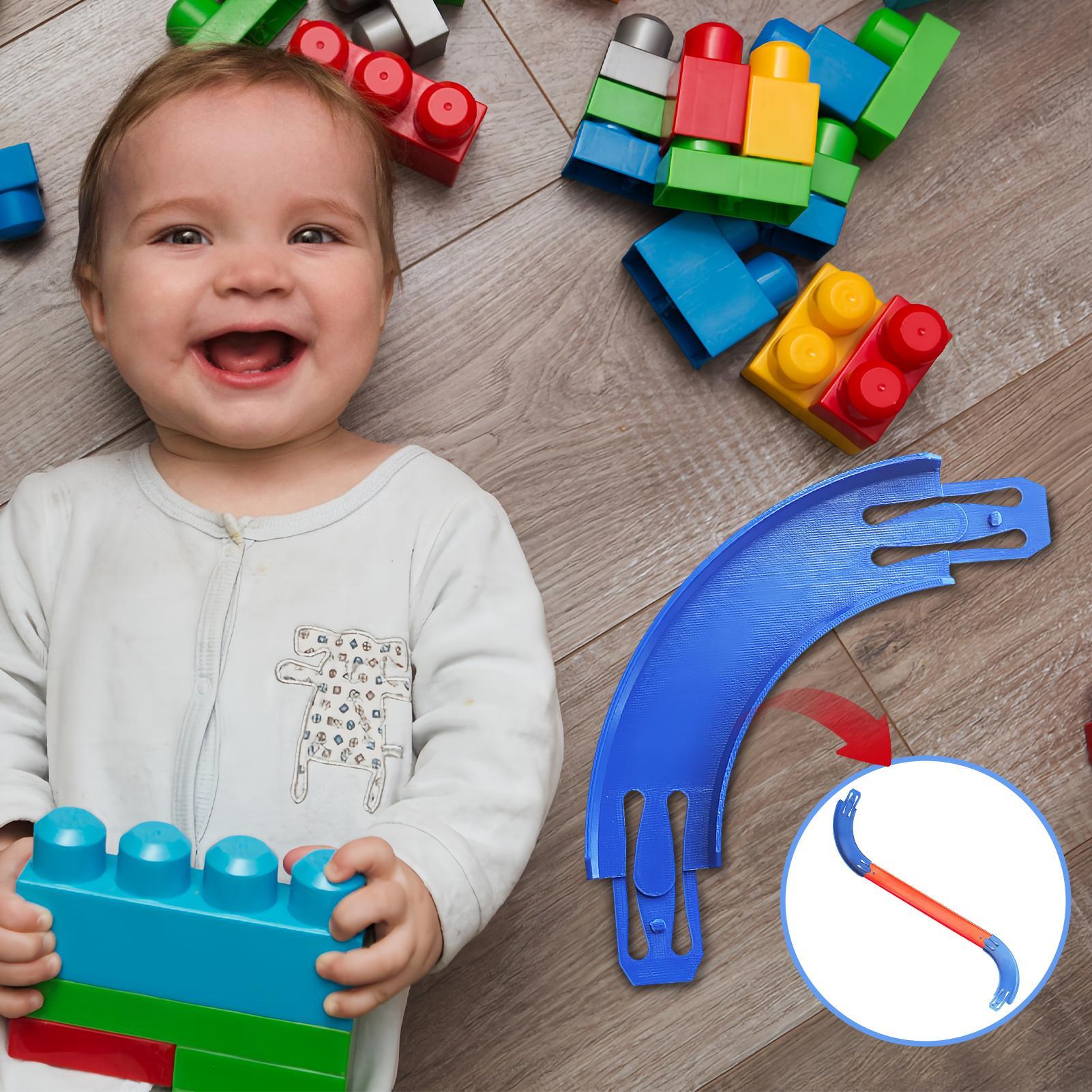 Kids Toys Xmas - Hotwheel Rennstrecken-Verbinder Universeller 180-Grad-Gebogener Rennstrecken-Verbinder für