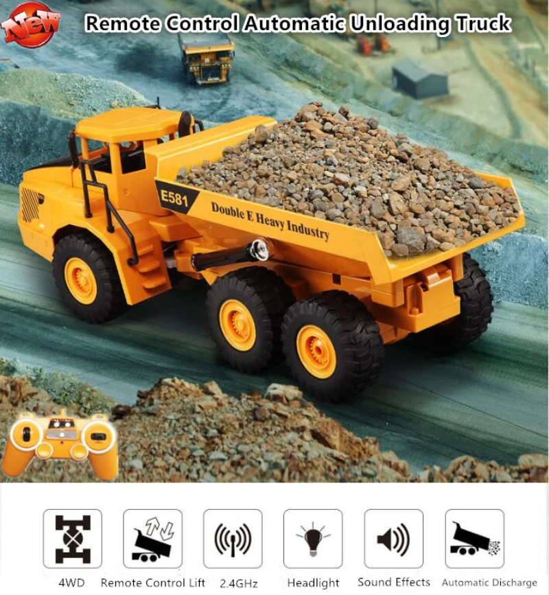 Kids Toys Under 50 - Ferngesteuerter Muldenkipper RC 1:20 2,4G 30