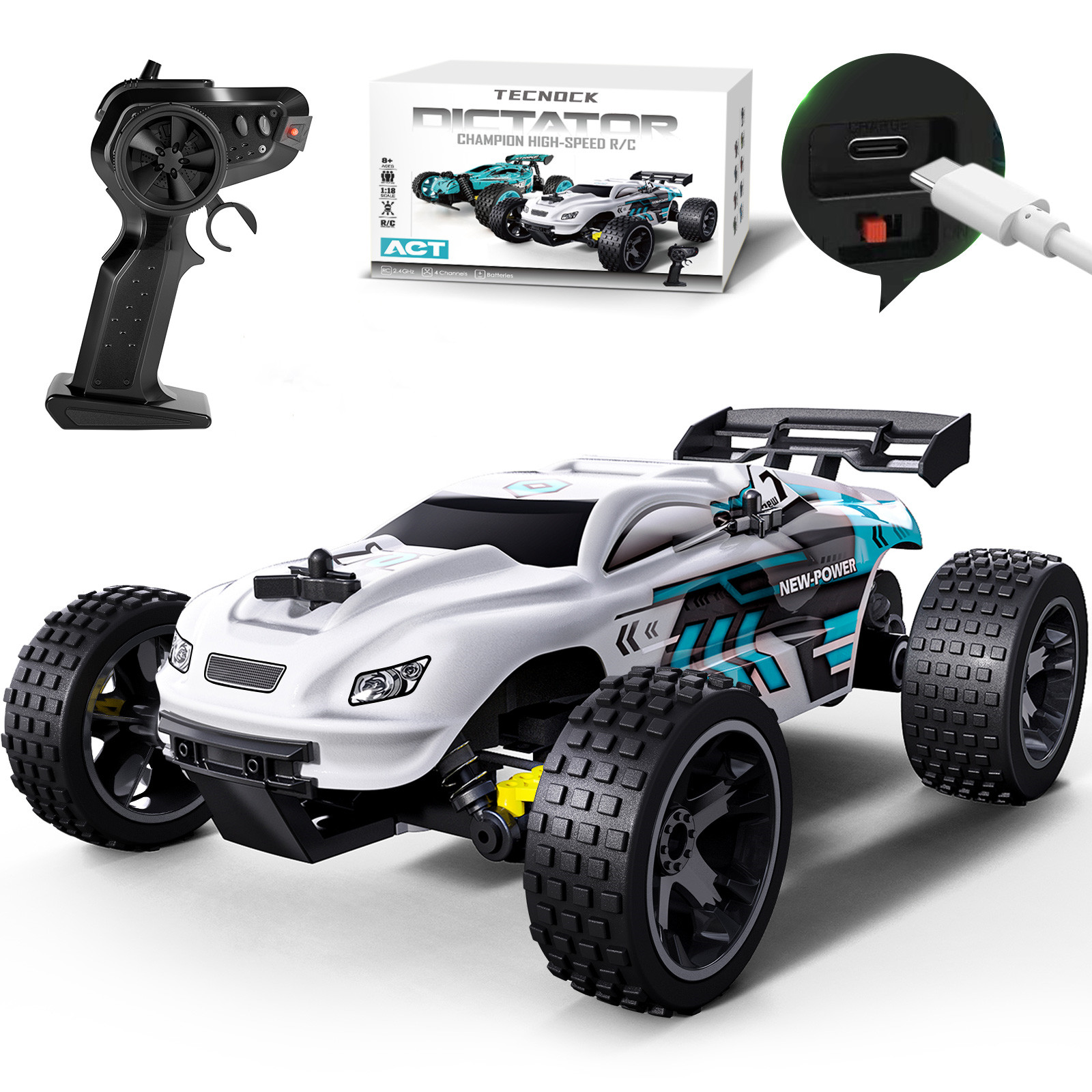 Hochgeschwindigkeits-RC-Auto f – Kids Toys Under 50 Bewertung und Preis