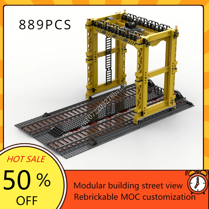 889PCS Eisenbahn Überlast Kran – Kids Toys Xmas Bewertung und Preis