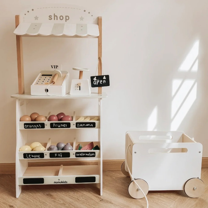 Lebensmittelgeschäft, so tun,  – Toy Cash Register Bewertung und Preis